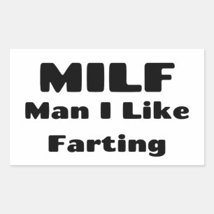 Adesivo Retangular Funny Fart Humor