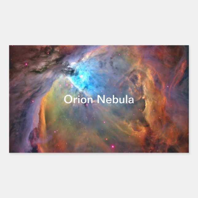 Adesivo Retangular Galáxia Espacial Orion Nebula (Frente)