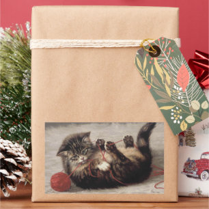 Adesivo Retangular Gato's Cradle, Uma Bola de Giro