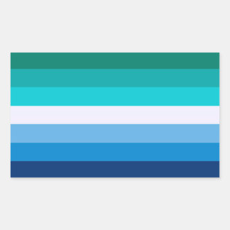 Adesivo Retangular Gay Pride Flag