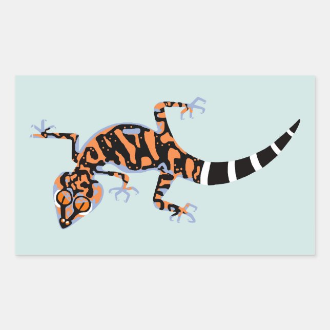 Adesivo Retangular GECKO legal - Natureza - Ecologia - (Frente)