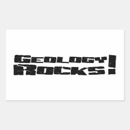 Adesivo Retangular Geology Rocks Sticker