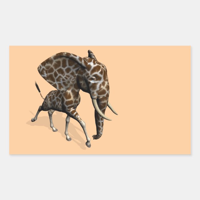 Adesivo Retangular Girphant Ou Eleffe (Frente)