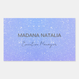 Adesivo Retangular Glitter Ombre Beauty Salon