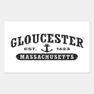 Adesivo Retangular Gloucester Massachusetts