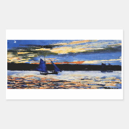 Adesivo Retangular Gloucester Sunset por Winslow Homer
