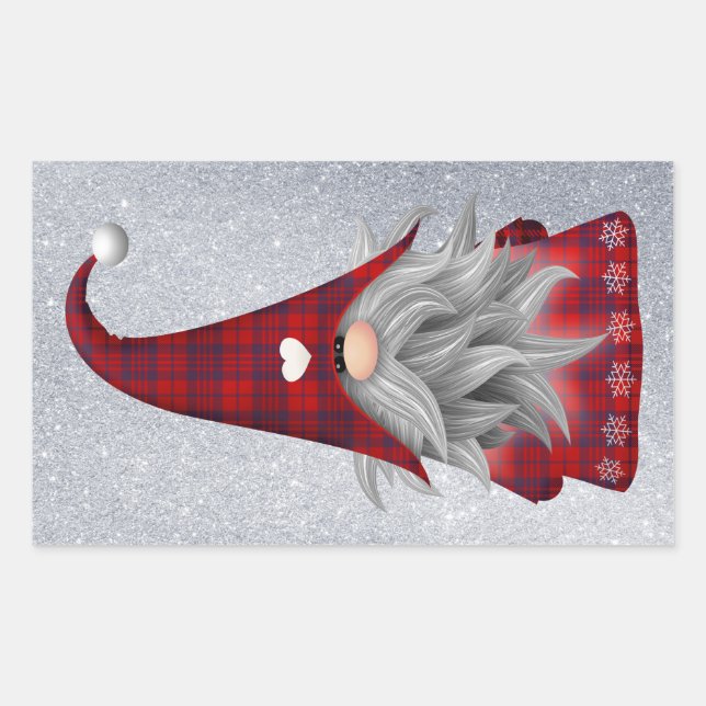 Adesivo Retangular Gnome Stickers (Frente)