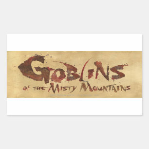 Adesivo Retangular Goblins das Misty Mountain