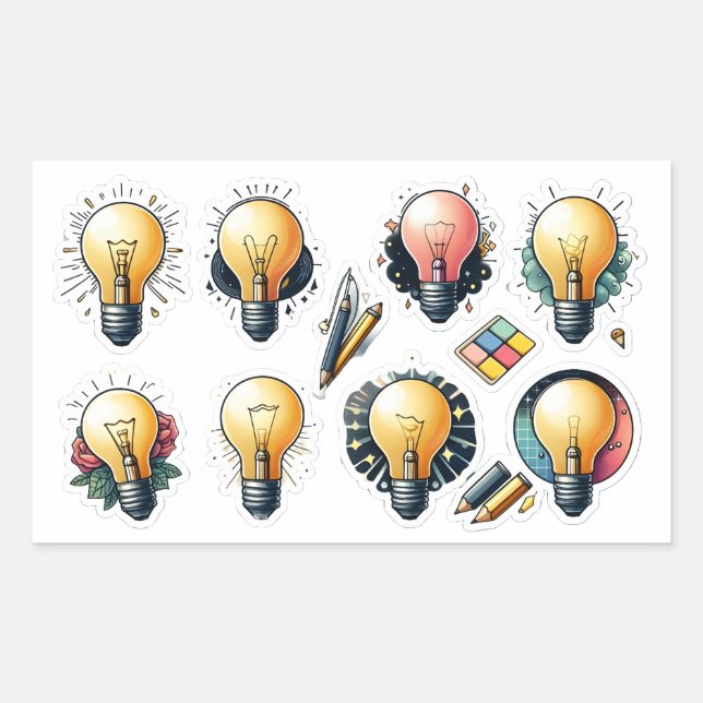 Adesivo Retangular Good Idea! (Frente)