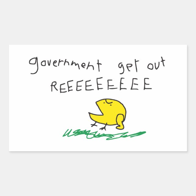 Adesivo Retangular Governo fora REE SNEKRIGHT Bandeira Gadsden (Frente)