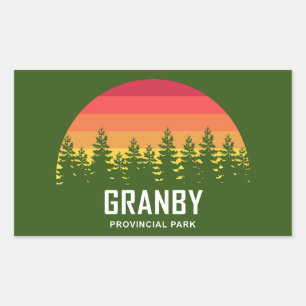 Adesivo Retangular Granby Provincial Park