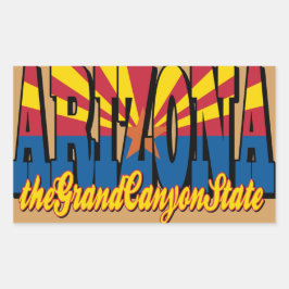 Adesivo Retangular Grand Canyon State