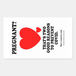 Adesivo Retangular Grávida?