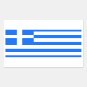 Adesivo Retangular Grécia: Bandeira da Grécia