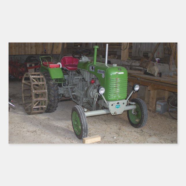 Adesivo Retangular Green Steyr Trator KL I (Frente)