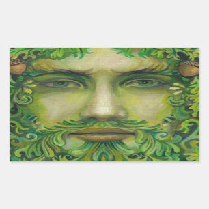 Adesivo Retangular greenman