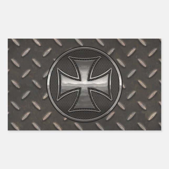 Adesivo Retangular Gridiron maltês (Frente)