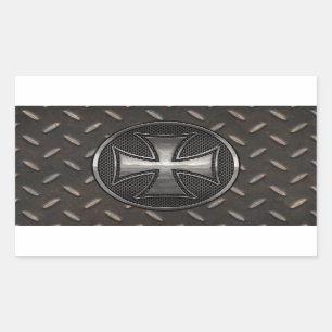 Adesivo Retangular Gridiron maltês