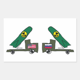 Adesivo Retangular Guerra Fria