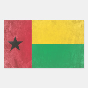 Adesivo Retangular Guiné-Bissau