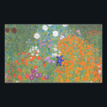 Adesivo Retangular Gustav Klimt Flower Garden Cottage Nature<br><div class="desc">Uma bela pintura de jardim - esta é uma pintura clássica de Gustav Klimt,  chamada Jardim de Algodão,  ou Jardim Bauergarten,  1907,  que é um close up de um jardim floral,  uma pintura floral colorida.</div>