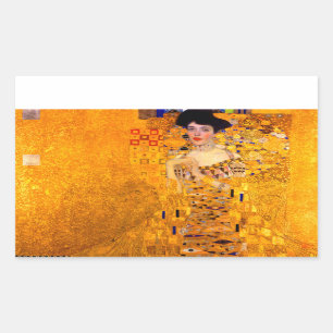 Adesivo Retangular Gustav Klimt Retrato de Adele Bloch Bauer