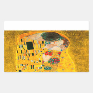 Adesivo Retangular Gustav Klimt The Kiss