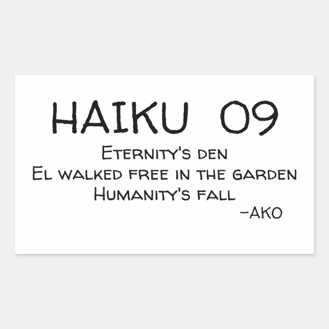 ADESIVO RETANGULAR HAIKU 09 (Frente)