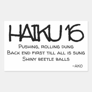 ADESIVO RETANGULAR HAIKU 16