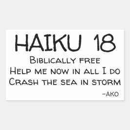 ADESIVO RETANGULAR HAIKU 18