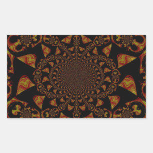 Adesivo Retangular Hakuna Matata Gift Black Jamaica Pop Art.