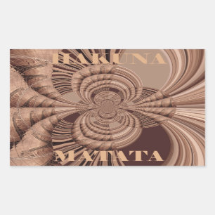 Adesivo Retangular Hakuna Matata Kenya Giraffe Safari Woven Sourveni