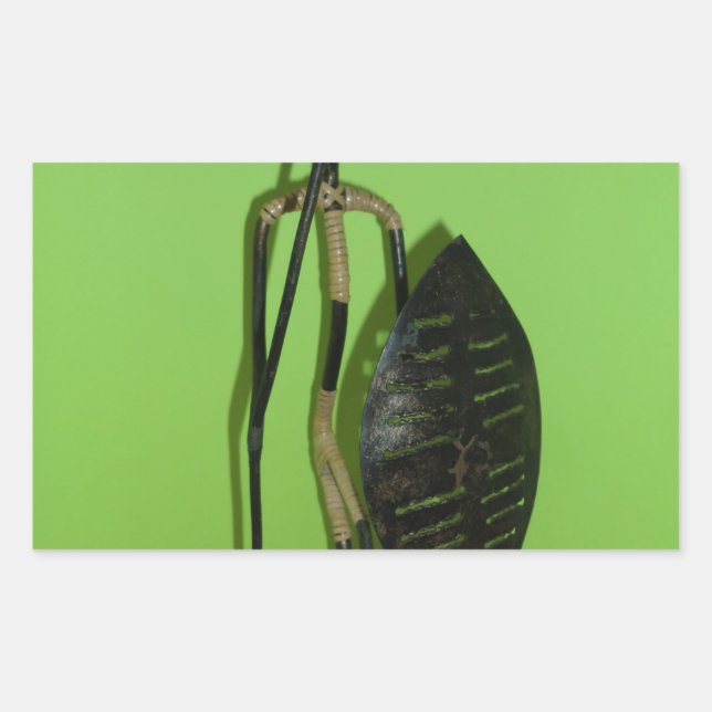 Adesivo Retangular Hakuna Matata Kenya Maasai.JPG (Frente)