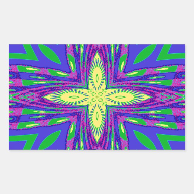 Adesivo Retangular Hakuna matata Mombasa Kanga (Frente)