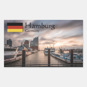 Adesivo Retangular Hamburgo Alemanha