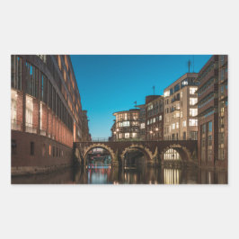 Adesivo Retangular Hamburgo Alemanha