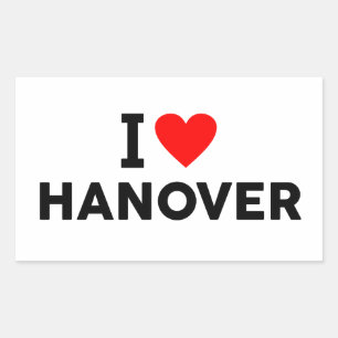 Adesivo Retangular Hanôver Alemanha