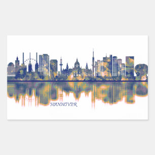 Adesivo Retangular Hanover Skyline