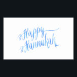 Adesivo Retangular Happy Hanukkah Chanukah HANNUKKAH HANUKA<br><div class="desc">Use nosso modelo, trabalho de arte, fotografia, gráfico ou ilustração legal e, em seguida, adicione um nome, texto, aspas ou monograma para criar seu próprio adesivo ou etiqueta de rascunho personalizada ou monograma. Clique no botão "Personalizar!" para torná-lo totalmente personalizado. Essas etiquetas adesivas são presentes de excelente para homens, mulheres...</div>