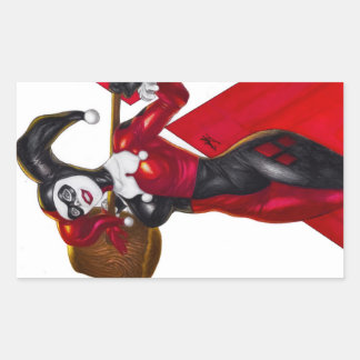 Adesivo Retangular Harley Quinn ~ Harleen Quinzel