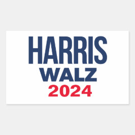 ADESIVO RETANGULAR HARRIS WALZ 2024