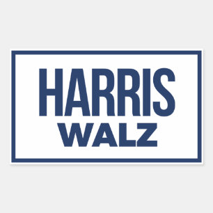 ADESIVO RETANGULAR HARRIS WALZ 2024