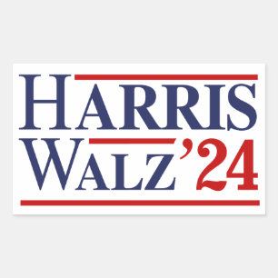 Adesivo Retangular Harris Walz de 24
