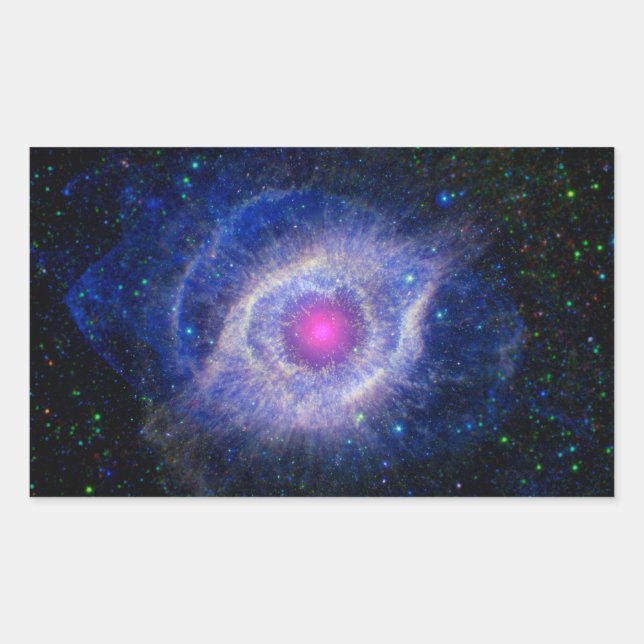 Adesivo Retangular Helix Nebula NASA Purple (Frente)