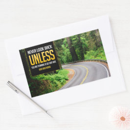 Adesivo Retangular Henry David Thoreau Citação Inspiracional "Voltar"