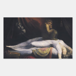 Adesivo Retangular Henry Fuseli - O Pesadelo