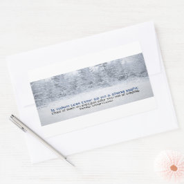 Adesivo Retangular Henry Longfellow, citação inspiracional "Faça dire