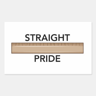 Adesivo Retangular Hetero Pride Sticker