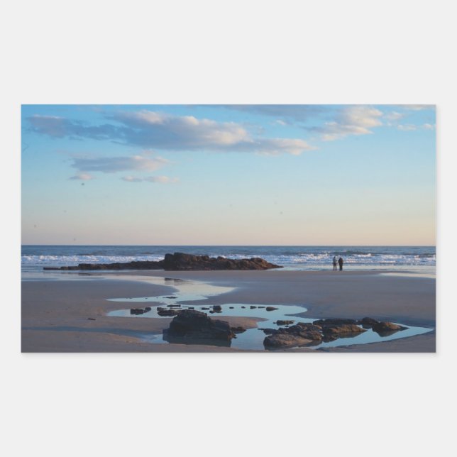 Adesivo Retangular Higgins Beach Stickers (Frente)