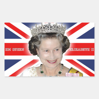 Adesivo Retangular HM Queen Elizabeth II - Foto Pro